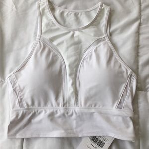 Brand New White Sports Bra